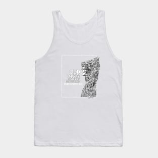 Old Man of the Mountains 2 color design for Dark Shirts Tank Top